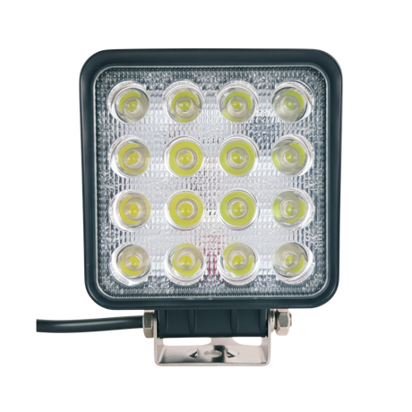 Munkalámpa LED szögletes 12/24V