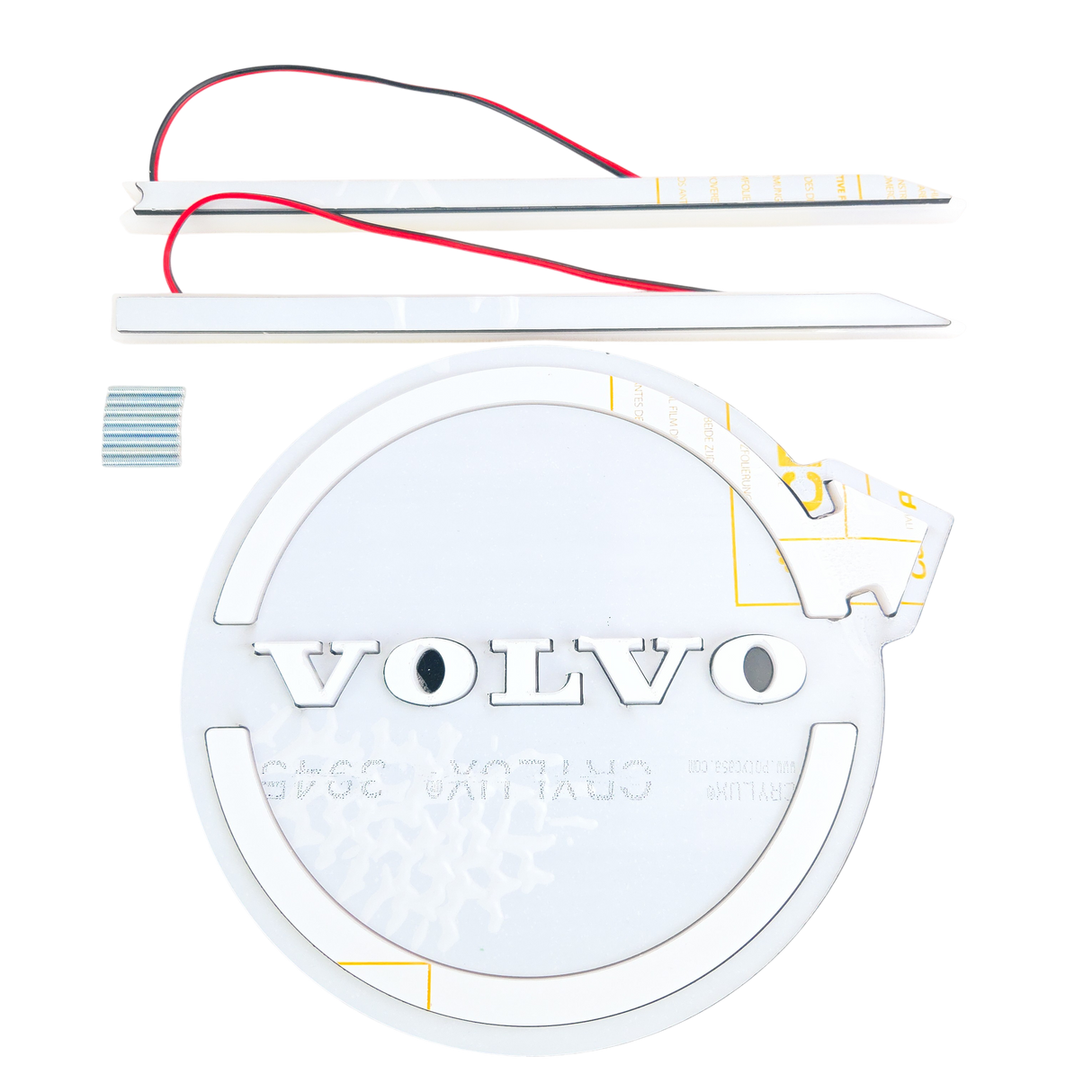 Világító logó Volvo 3D FH Aero-hoz 24V fehér