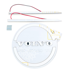 Világító logó Volvo 3D FH Aero-hoz 24V fehér