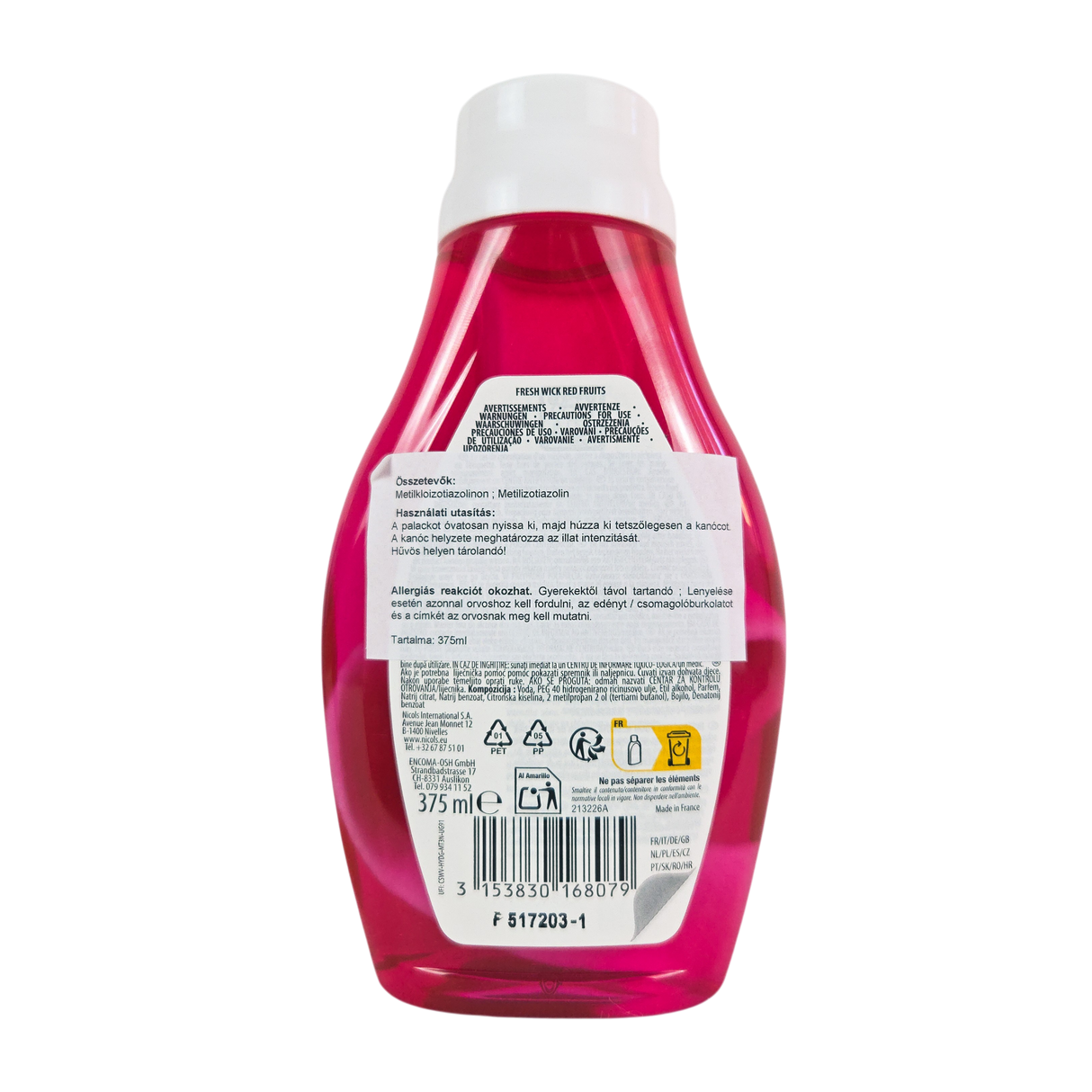 Car scheme wick 375 ml for 8 weeks