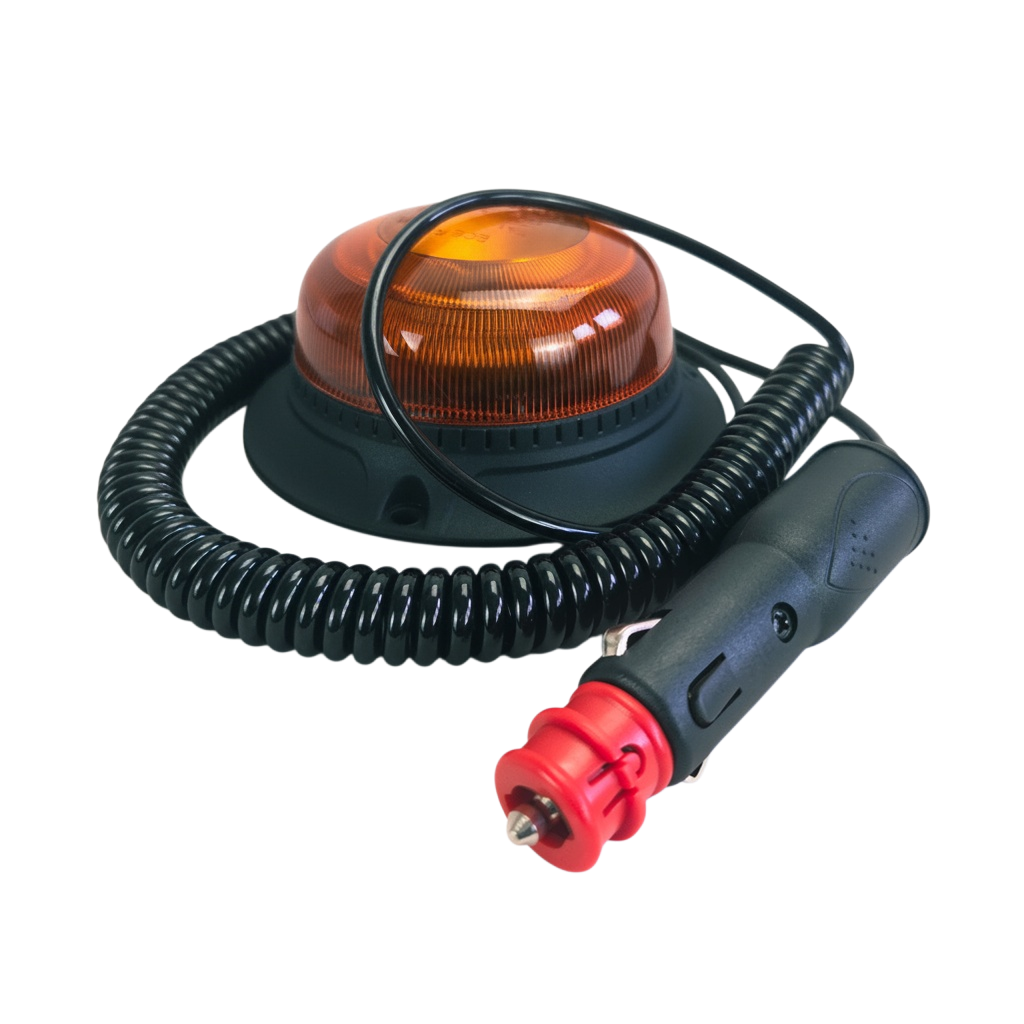 Sárga villogó lámpa 18LED 3 világítási móddal