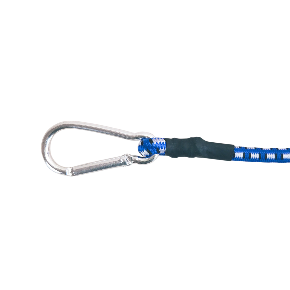 Gumipók karabineres 8 mm, kék 1 darabos