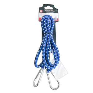 Gumipók karabineres 8 mm, kék 1 darabos
