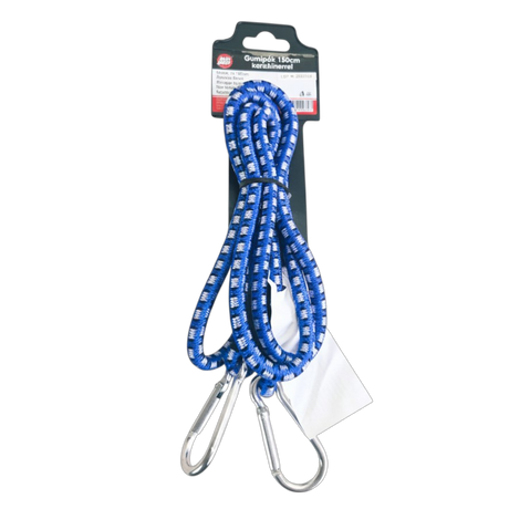 Gumipók karabineres 8 mm, kék 1 darabos