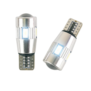 Autó LED izzó T10 SMD fehér fényű 2 db