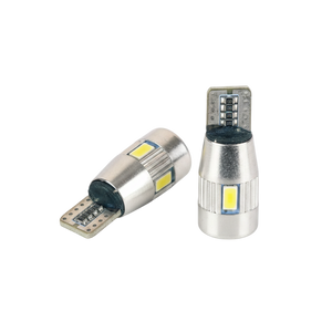 Autó LED izzó T10 SMD fehér fényű 2 db