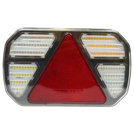 Hátsó lámpa LED 6 funkciós háromszög prizmás 12V-24V jobb oldal