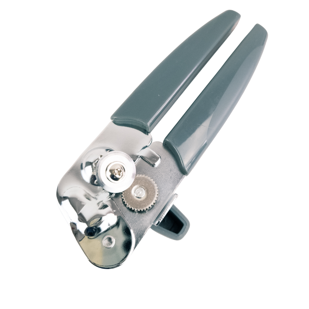 Can opener stainless steel 18.6 cm grey