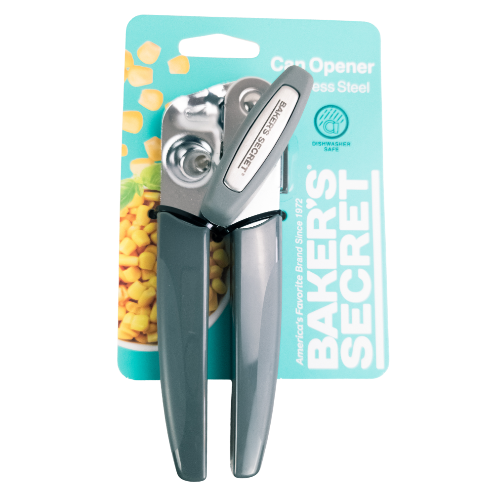 Can opener stainless steel 18.6 cm grey