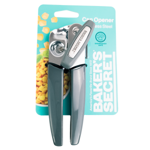 Can opener stainless steel 18.6 cm grey