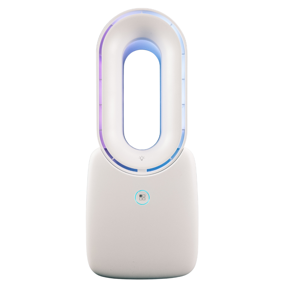 Desk fan with LED mood lighting 1800mAh