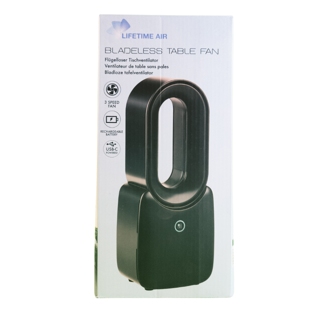 Desk fan with LED mood lighting 1800mAh