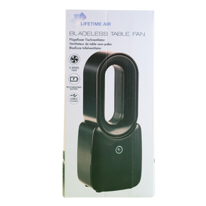 Desk fan with LED mood lighting 1800mAh