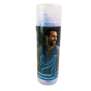 Cooling towel absorbent for sports, outdoor activities 66x43cm blue