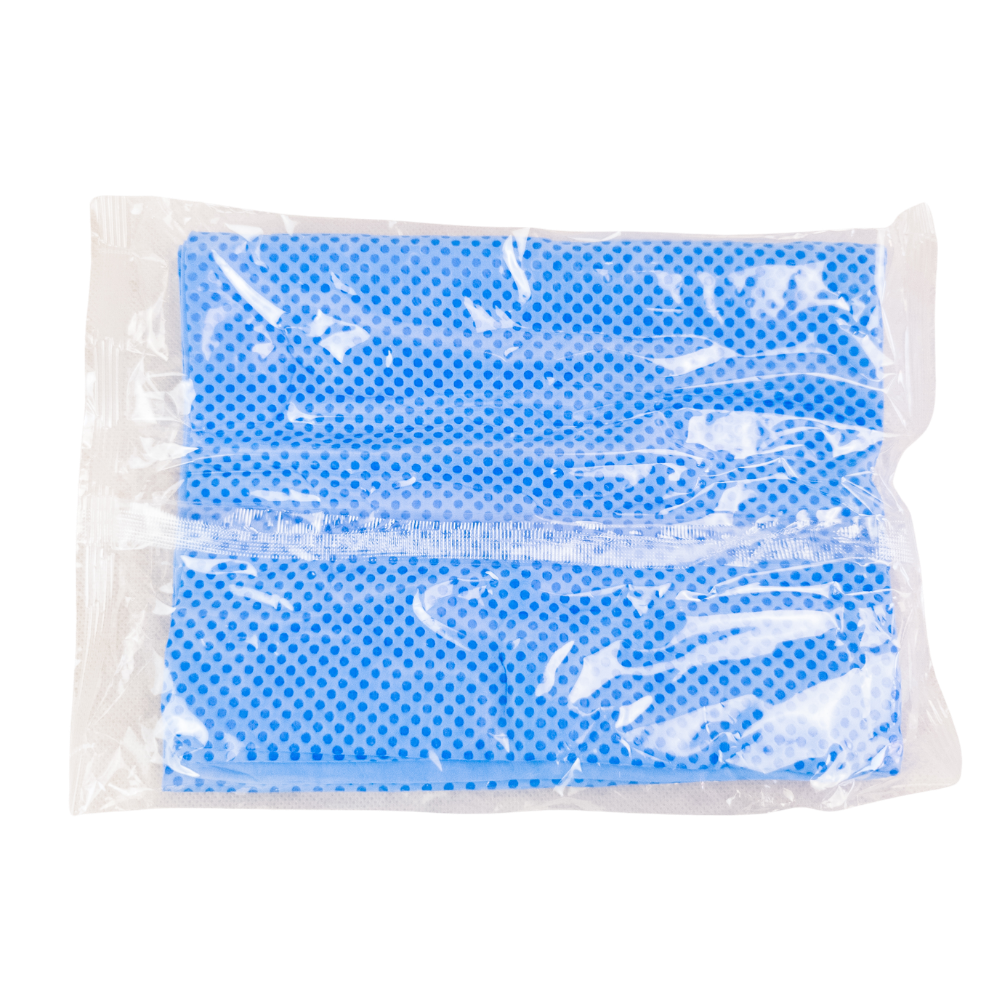 Cooling towel absorbent for sports, outdoor activities 66x43cm blue