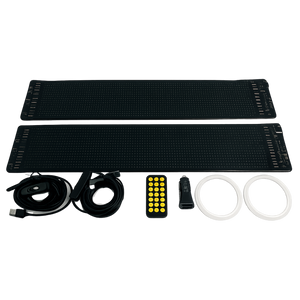 LED display eye pair set, with remote control 12V 590x120mm