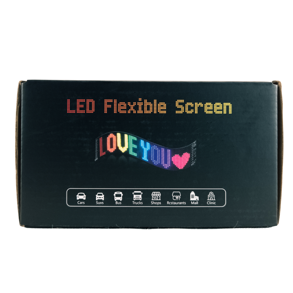 LED display eye pair set, with remote control 12V 590x120mm