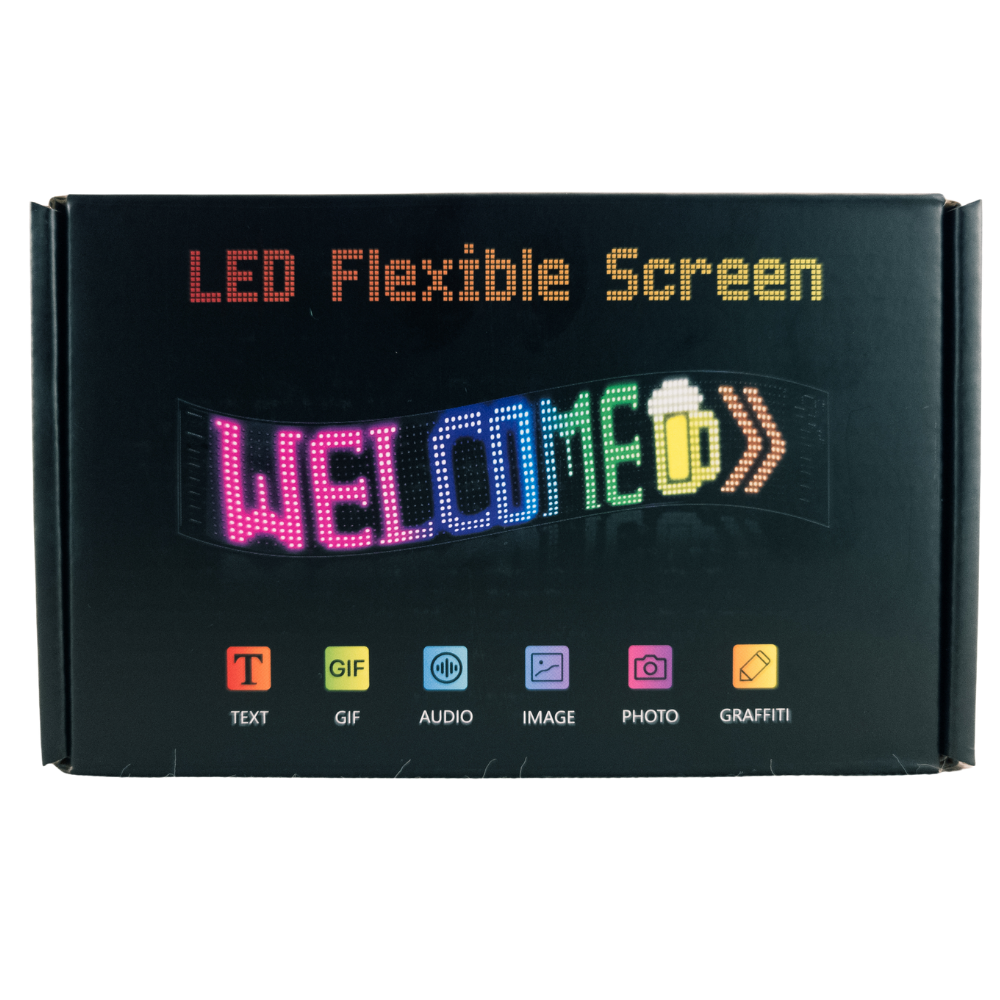 LED display eye pair set, with remote control 12V 590x120mm
