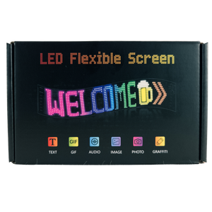 LED display eye pair set, with remote control 12V 590x120mm