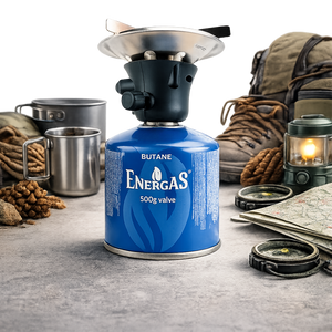 Camping gas bottle 500 g 7/16 EN417
