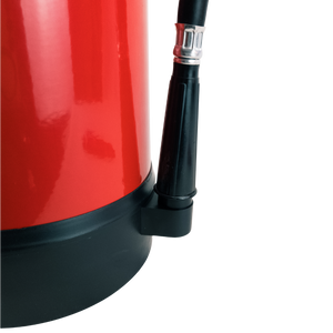 Powder fire extinguisher ABC with bracket and pressure gauge