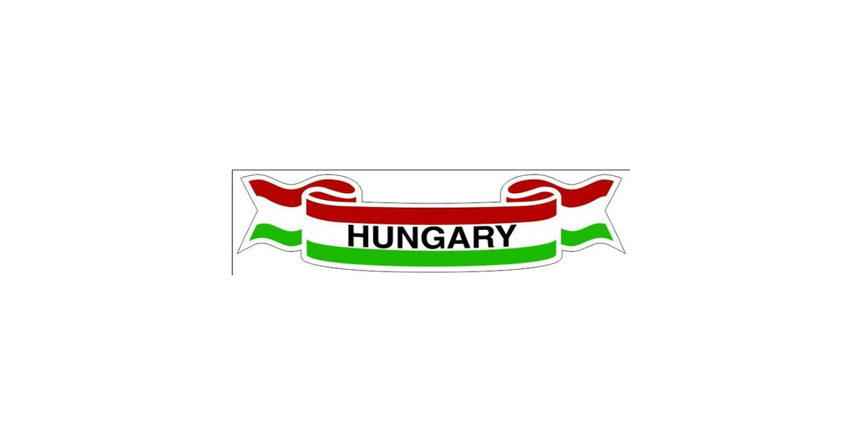 Matrica wimpel Hungary kicsi