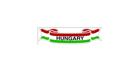 Matrica wimpel Hungary kicsi