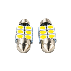 Autó LED izzó T10 foglalattal SMD fehér fény 2 db-os készlet