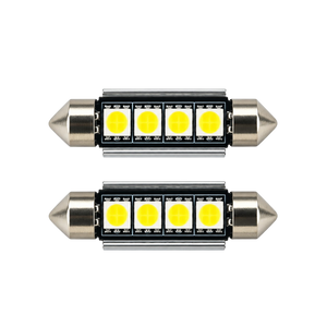 SMD LED szofita izzó 4 LED Canbus fehér