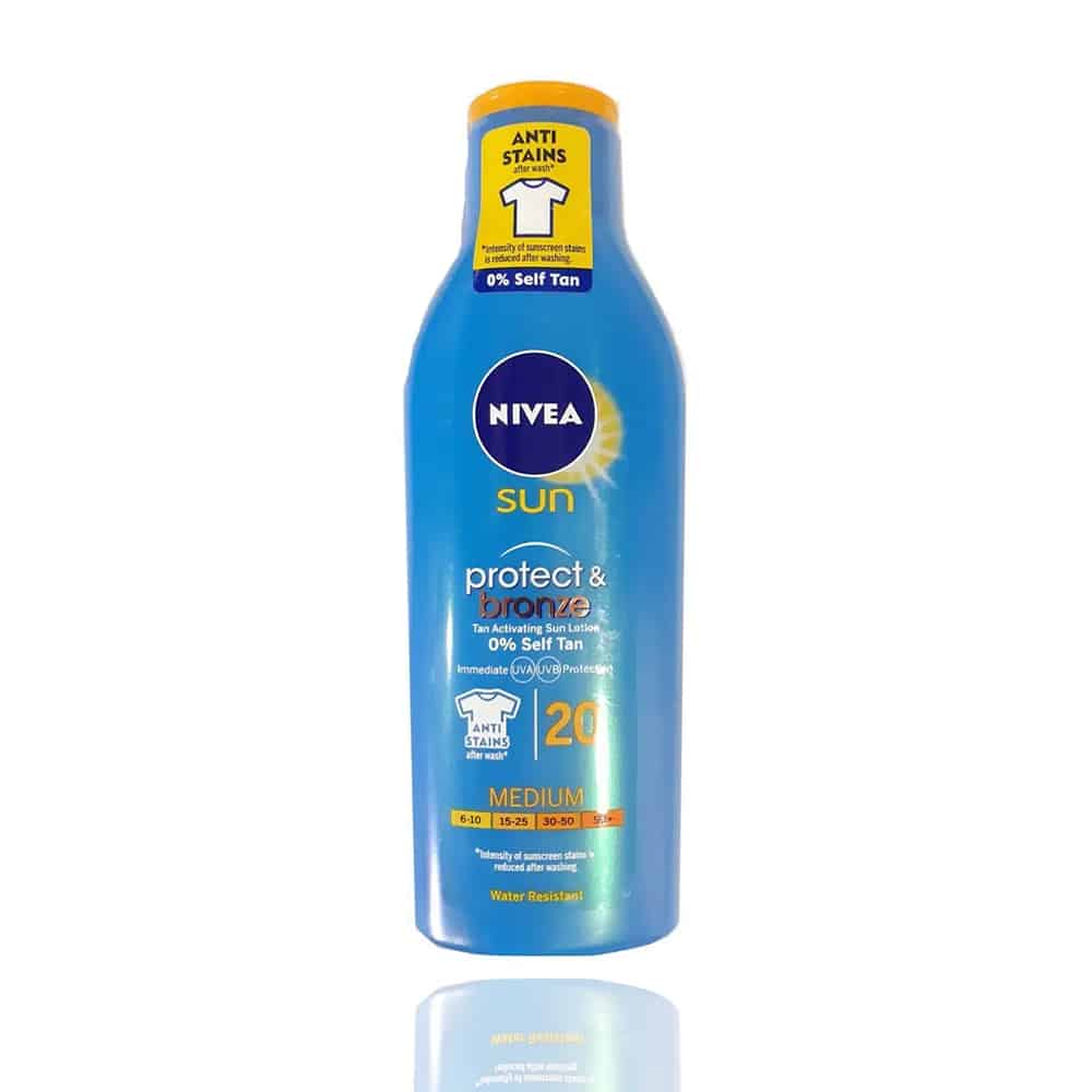 Naptej Nivea Sun Protect&Bronze SPF20+ 200ml Medium