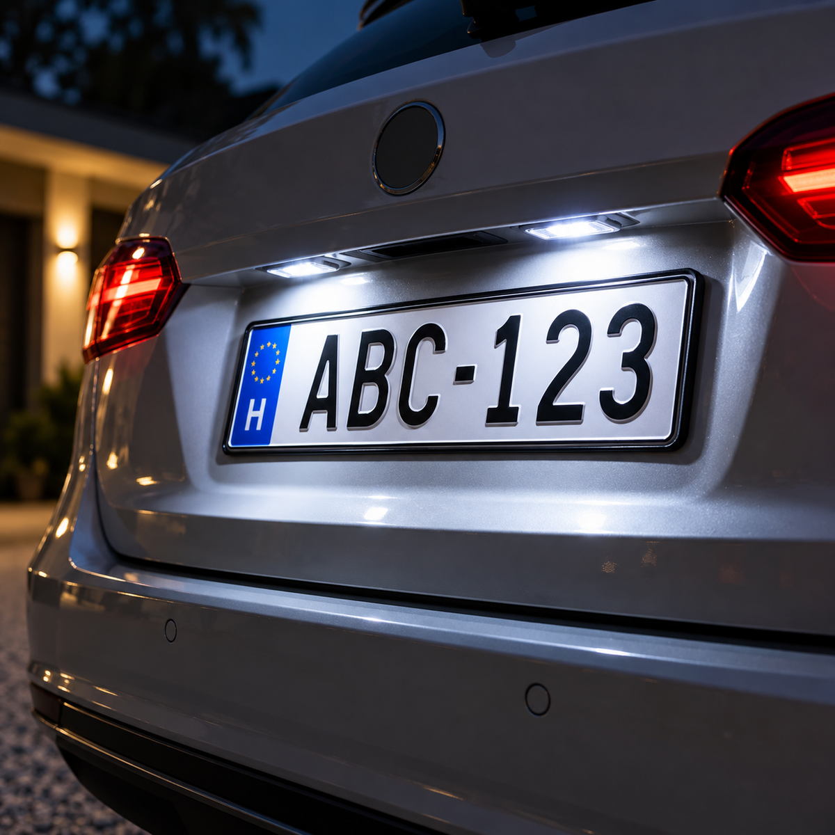 SMD LED szofita izzó 4 LED Canbus fehér
