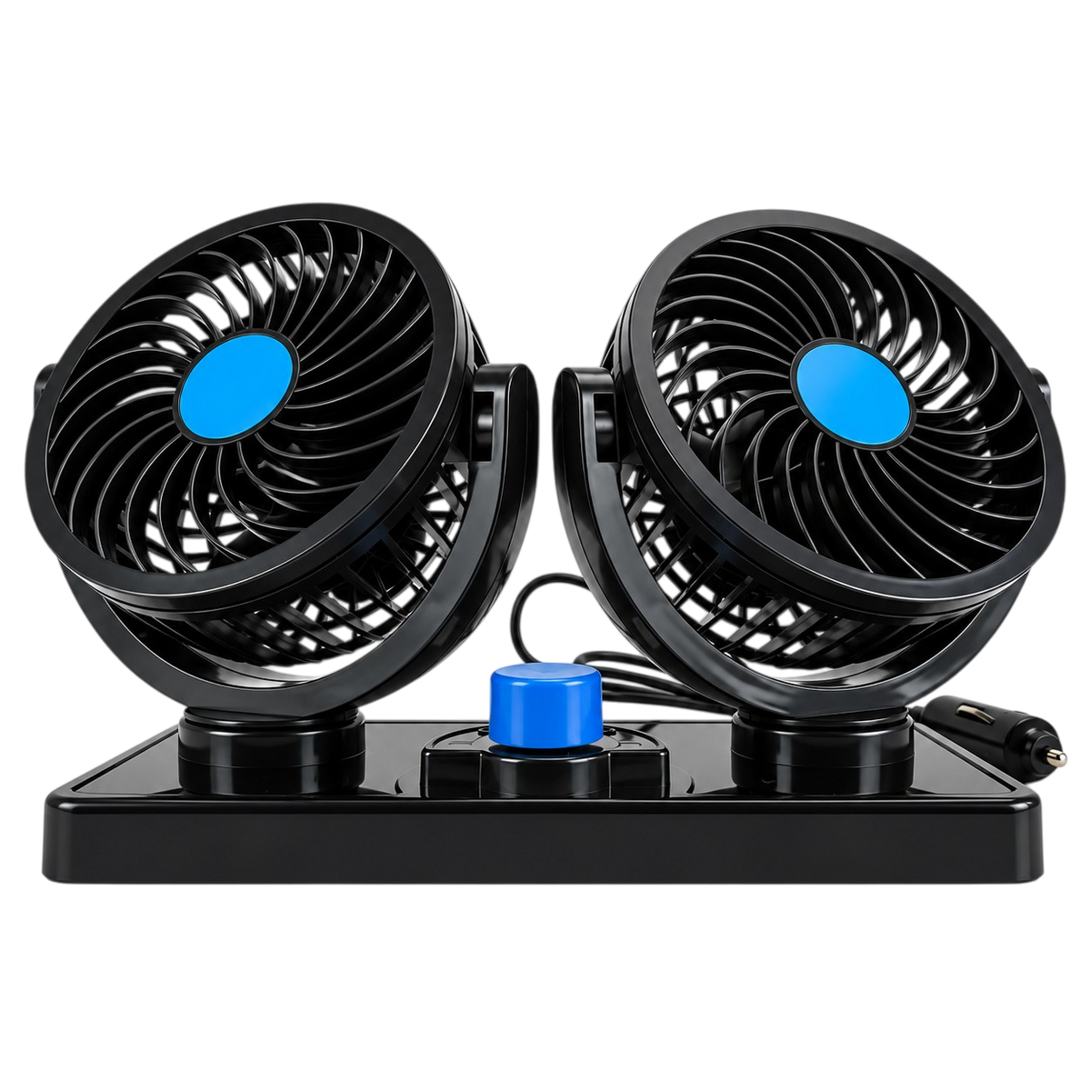 Autó ventilátor duplás 2x15cm