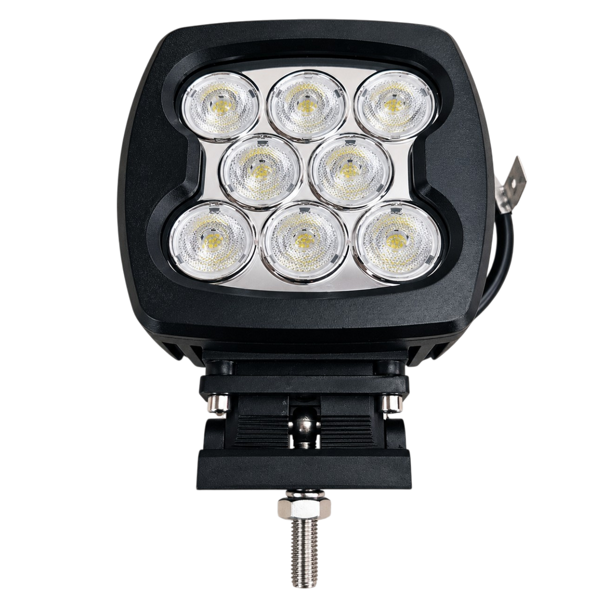 LED munkalámpa szögletes, széles terítőfénnyel traktorhoz és autóhoz