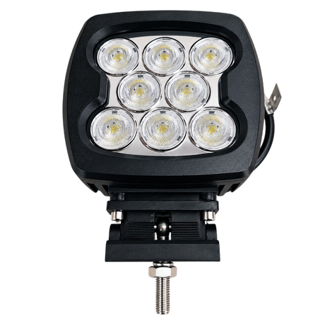 LED munkalámpa szögletes, széles terítőfénnyel traktorhoz és autóhoz