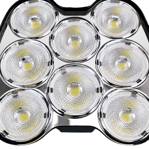 LED munkalámpa szögletes, széles terítőfénnyel traktorhoz és autóhoz