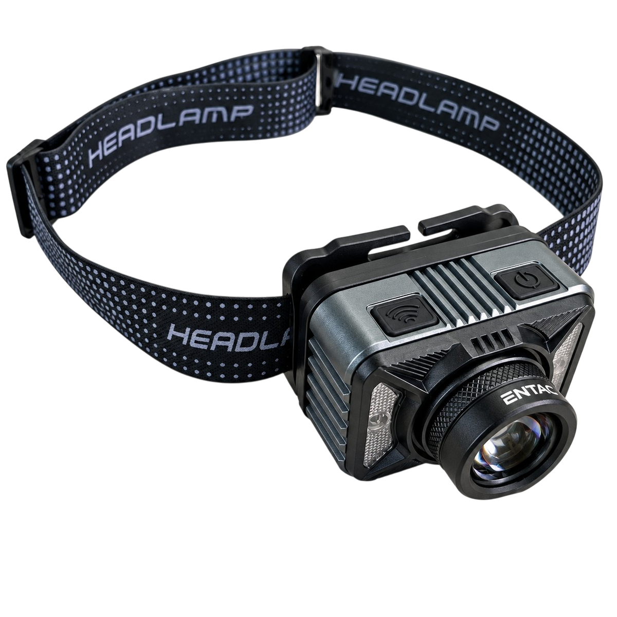 Fejlámpa tölthető ledes 1200 lumen IP65 fókuszálható, szenzoros