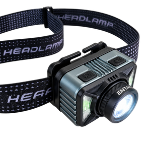 Fejlámpa tölthető ledes 1200 lumen IP65 fókuszálható, szenzoros