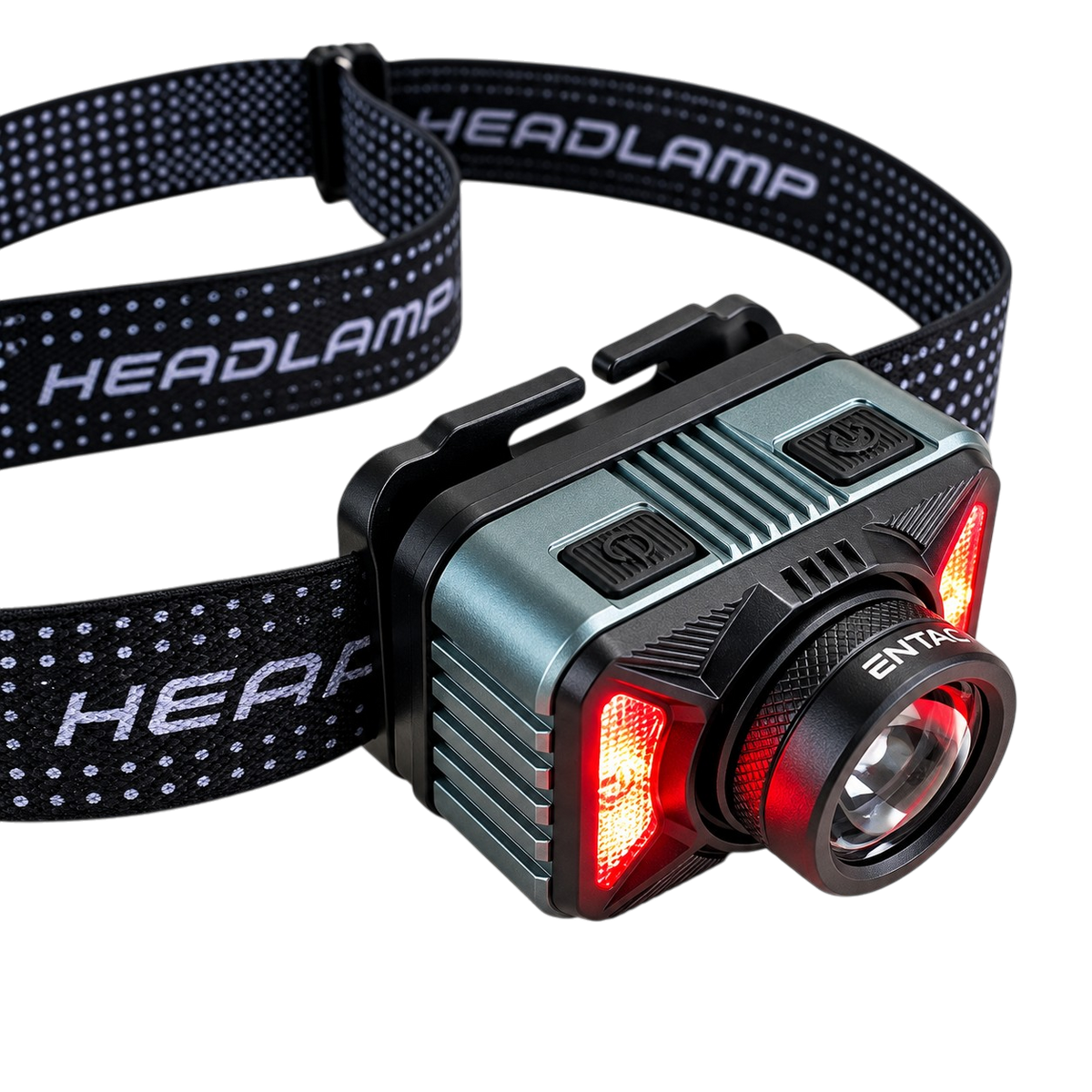 Fejlámpa tölthető ledes 1200 lumen IP65 fókuszálható, szenzoros