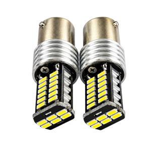 Autó LED izzó BA15S 30 SMD Canbus 12V fehér 2 db