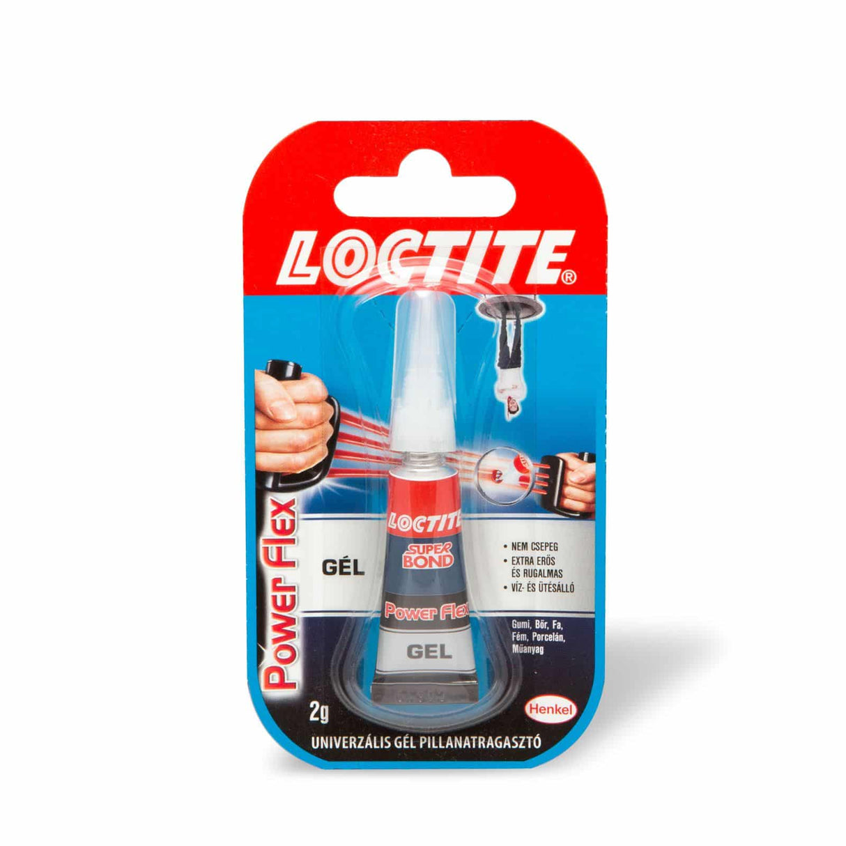 Pillanatragasztó Power Flex gél Loctite