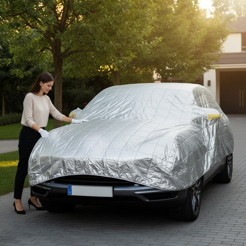 Takaróponyva autóra jégeső ellen és uv álló tárolózsákkal 530x250cm