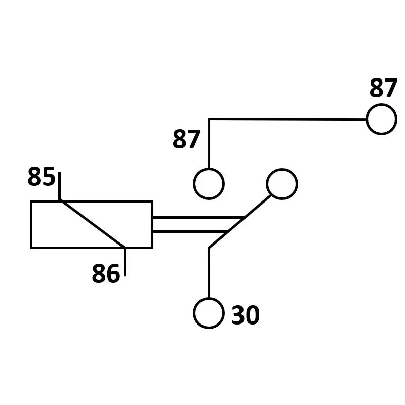 Relé 30Amp 5 lábú
