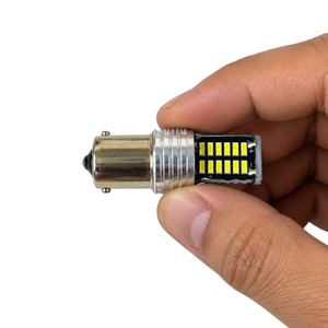 Autó LED izzó BA15S 30 SMD Canbus 12V fehér 2 db