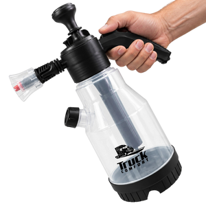 Kézi habosító és permetező autómosáshoz, 4 cserélhető szórófejjel, 2 liter