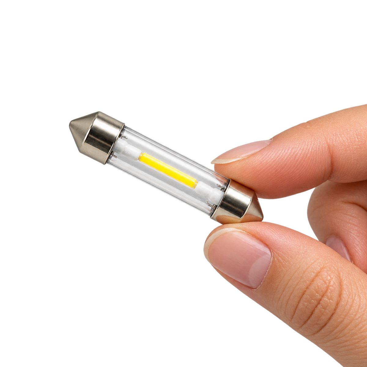 Szofita izzó 1 COB LED technológiával, fehér fénnyel 2 db