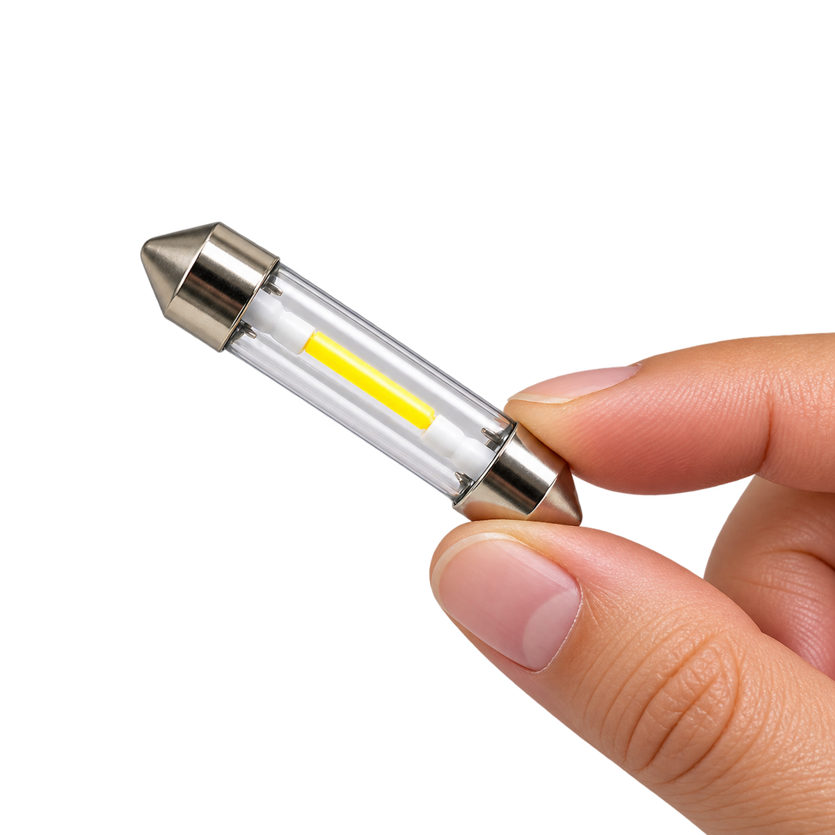 Szofita izzó 1 COB LED technológiával, fehér fénnyel 2 db