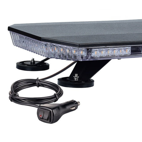 Fényhíd mágneses villogó sárga 64Led