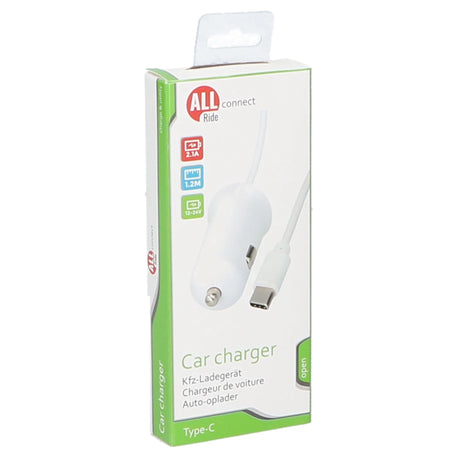 Szivargyújtó töltő USB Type-C