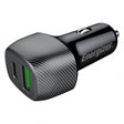 Szivargyújtó töltő USB és Type-C QC karbon mintás Energizer