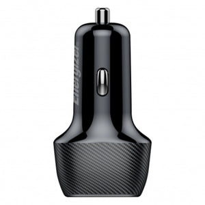 Szivargyújtó töltő USB és Type-C QC karbon mintás Energizer